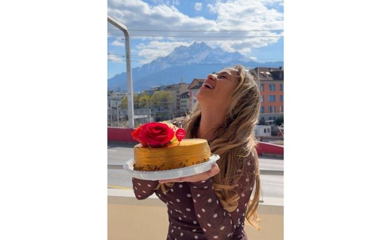 Na Suíça, Glaudstar Rigoni celebra aniversário com luxo, charme e cenários deslumbrantes